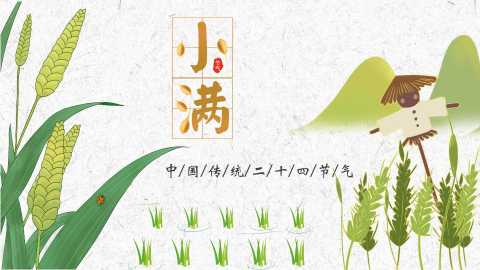 【通用】【传统节日】主题班会：二十四节气小满