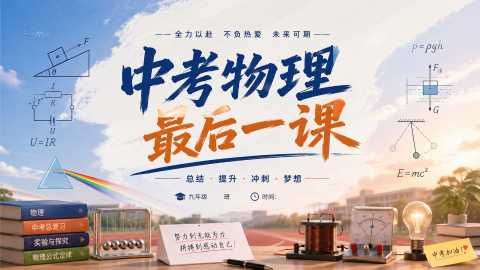 【带讲稿】【初三下】【物理】九年级中考考前冲刺主题班会：带着物理的理性与勇气，奔赴山海20260609
