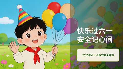 【通用】【安全教育】主题班会：快乐过六一，安全记心间20260609